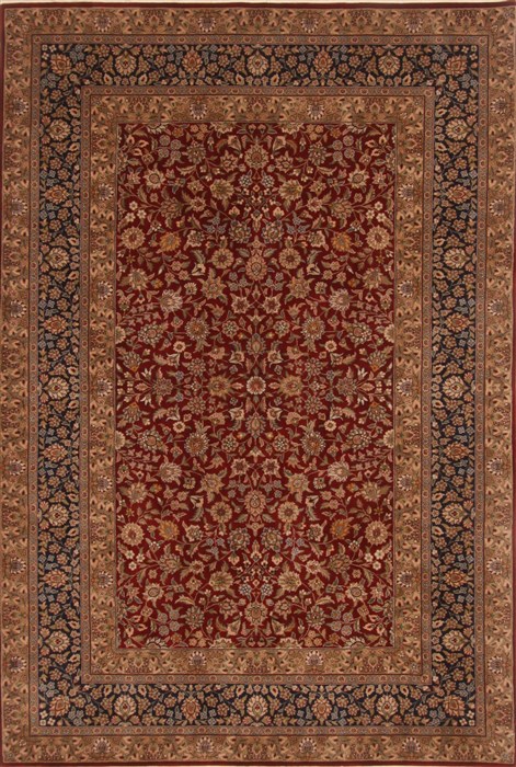 Tabriz Red Hand Knotted 60 X 91 Area Rug 250-19785 Image 0