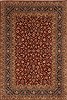 Tabriz Red Hand Knotted 60 X 91 Area Rug 250-19785 Thumb 0