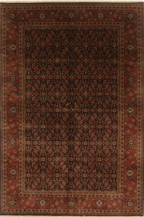 Herati Black Hand Knotted 511 X 811 Area Rug 250-19789 Image 0