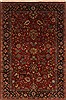 Sarouk Red Hand Knotted 60 X 90  Area Rug 250-19790 Thumb 0