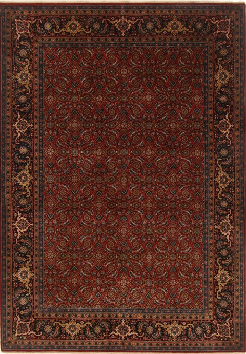 Herati Red Hand Knotted 62 X 810 Area Rug 250-19791 Image 0