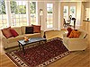 Kashan Red Hand Knotted 62 X 92  Area Rug 250-19796 Thumb 4