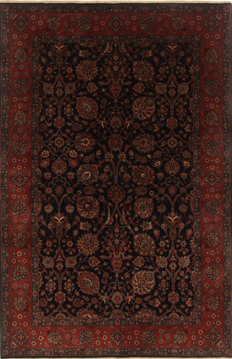 Tabriz Blue Hand Knotted 610 X 811  Area Rug 250-19797 Image 0