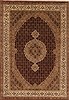 Tabriz Brown Hand Knotted 510 X 86  Area Rug 250-19798 Thumb 0