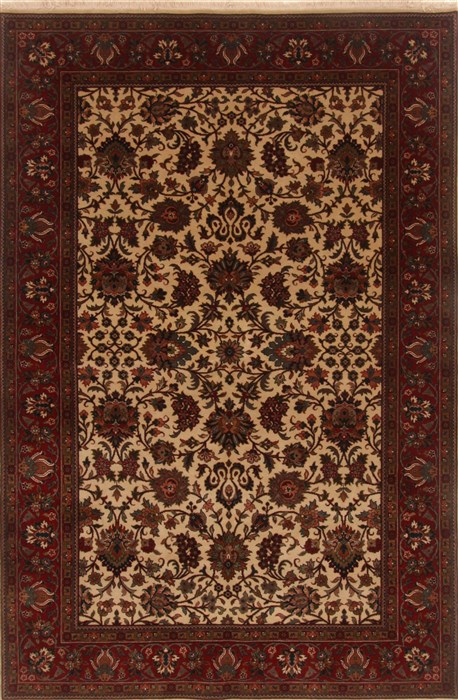 Kashmar Beige Hand Knotted 59 X 89 Area Rug 250-19803 Image 0