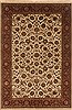 Kashan Beige Hand Knotted 60 X 90 Area Rug 250-19806 Thumb 0