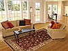 Kashan Red Hand Knotted 511 X 811 Area Rug 250-19808 Thumb 4
