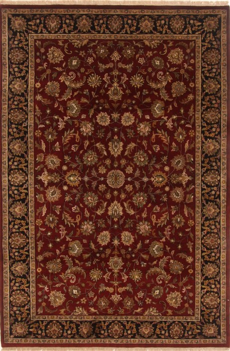 Kashan Red Hand Knotted 60 X 92 Area Rug 250-19812 Image 0