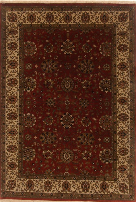 Tabriz Red Hand Knotted 60 X 87 Area Rug 250-19813 Image 0