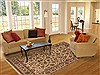 Kashan Beige Hand Knotted 60 X 811 Area Rug 250-19817 Thumb 4