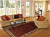 Kashan Red Hand Knotted 60 X 90 Area Rug 250-19827 Thumb 4