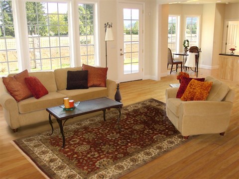 Tabriz Brown Hand Knotted 60 X 92 Area Rug 250-19837 Image 4