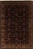 Tabriz Black Hand Knotted 60 X 89  Area Rug 250-19840 Thumb 0