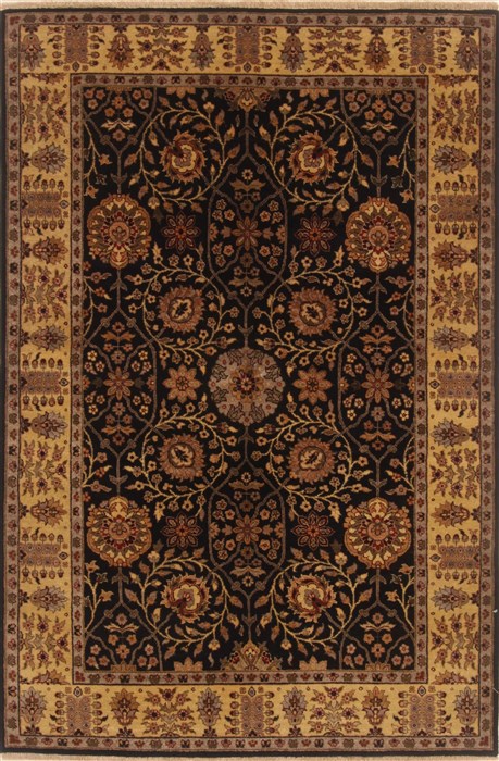 Tabriz Black Hand Knotted 311 X 60 Area Rug 250-19842 Image 0