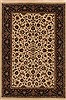 Kashan Beige Hand Knotted 41 X 60  Area Rug 250-19847 Thumb 0