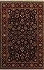 Kashan Black Hand Knotted 41 X 61  Area Rug 250-19874 Thumb 0