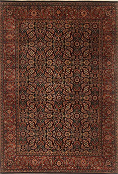 Indian Herati Blue Rectangle 4x6 ft Wool Carpet 19880