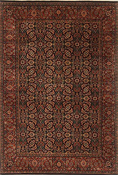 Indian Herati Blue Rectangle 4x6 ft Wool Carpet 19880