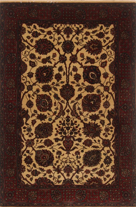 Tabriz Beige Hand Knotted 311 X 61 Area Rug 250-19886 Image 0