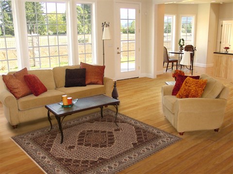 Tabriz Beige Hand Knotted 40 X 61 Area Rug 250-19894 Image 5