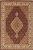 Tabriz Brown Hand Knotted 42 X 62  Area Rug 250-19898 Thumb 0