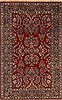 Kashan Red Hand Knotted 311 X 51  Area Rug 250-19899 Thumb 0