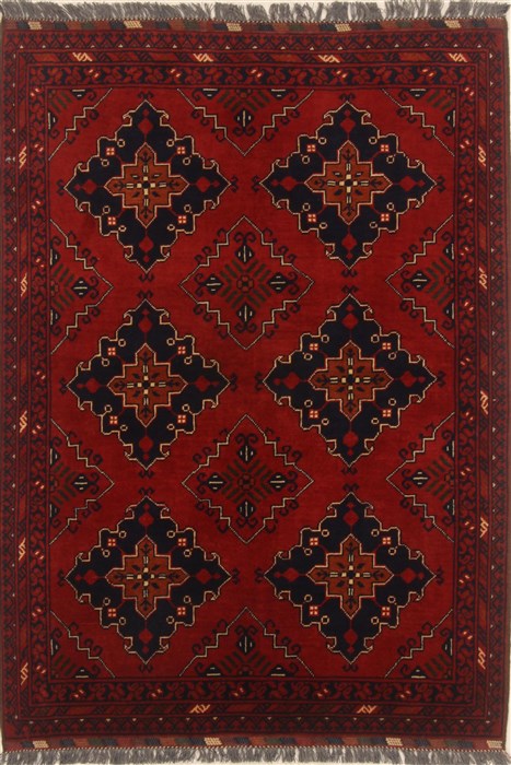 Khan Mohammadi Red Hand Knotted 37 X 50  Area Rug 250-19923 Image 0