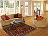 Sarouk Red Hand Knotted 41 X 60 Area Rug 250-19927 Thumb 5