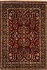 Sarouk Red Hand Knotted 41 X 60 Area Rug 250-19927 Thumb 0