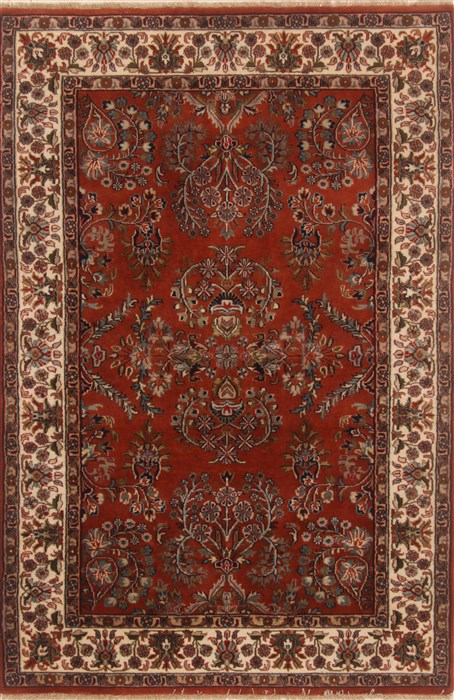 Sarouk Brown Hand Knotted 310 X 510 Area Rug 250-19930 Image 0