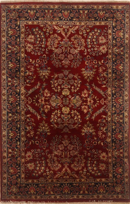 Sarouk Red Hand Knotted 40 X 62  Area Rug 250-19932 Image 0