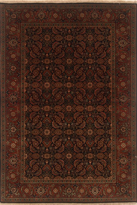 Herati Blue Hand Knotted 40 X 511 Area Rug 250-19937 Image 0