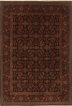 Herati Blue Hand Knotted 4'1" X 5'11"  Area Rug 250-19948