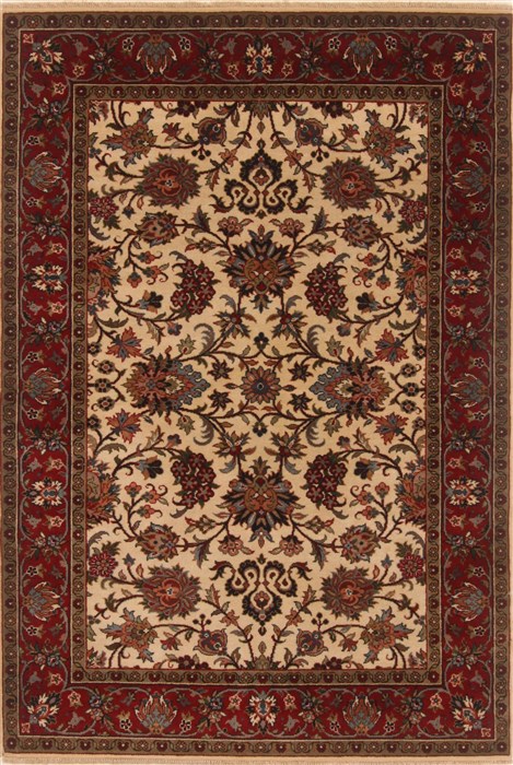 Kashmar White Hand Knotted 40 X 60 Area Rug 250-19974 Image 0