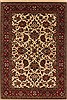 Kashmar White Hand Knotted 40 X 60 Area Rug 250-19974 Thumb 0