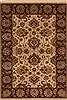 Kashan Beige Hand Knotted 40 X 60  Area Rug 250-19976 Thumb 0