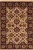 Kashan Beige Hand Knotted 40 X 60 Area Rug 250-19976 Thumb 0