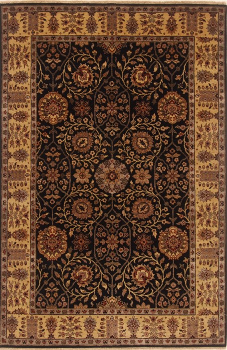 Tabriz Black Hand Knotted 311 X 60 Area Rug 250-19979 Image 0