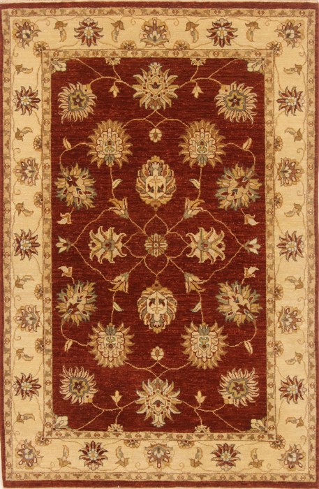 Ziegler Red Hand Knotted 41 X 62 Area Rug 250-19992 Image 0
