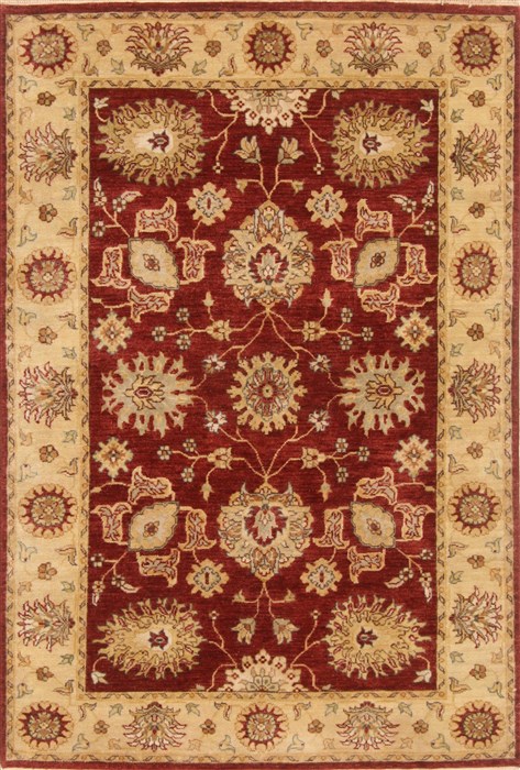 Ziegler Red Hand Knotted 40 X 60 Area Rug 250-19994 Image 0