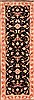 Tabriz Black Runner Hand Knotted 210 X 80  Area Rug 100-20007 Thumb 0