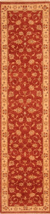 Mahal Red Runner Hand Knotted 28 X 114  Area Rug 100-20014 Image 0