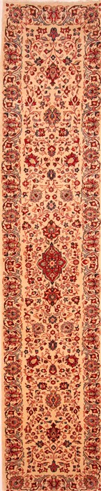 Kashmar Red Runner Hand Knotted 34 X 134  Area Rug 100-20019 Image 0