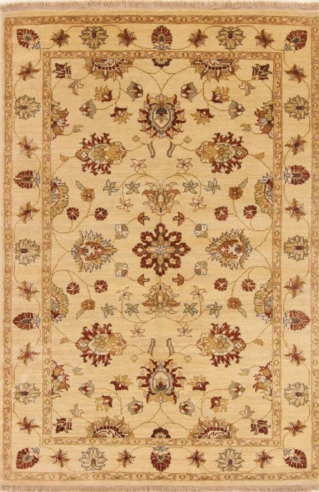 Ziegler Beige Hand Knotted 41 X 61  Area Rug 250-20024 Image 0