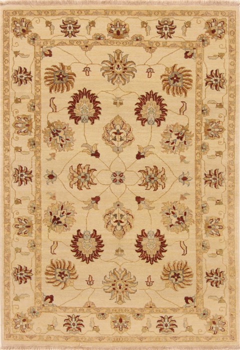 Ziegler Beige Hand Knotted 41 X 511  Area Rug 250-20027 Image 0