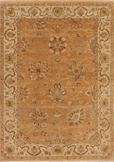 Ziegler Brown Hand Knotted 41 X 59  Area Rug 250-20030 Image 0