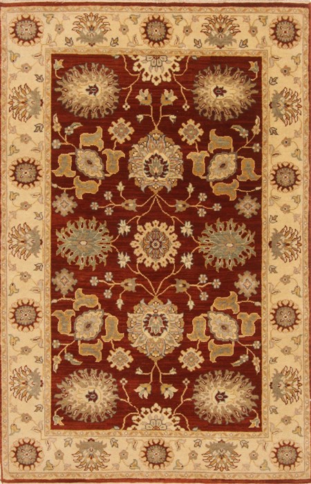 Ziegler Brown Hand Knotted 40 X 61 Area Rug 250-20052 Image 0