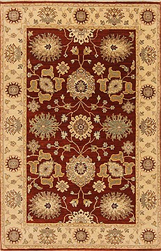 Ziegler Brown Hand Knotted 4'0" X 6'1"  Area Rug 250-20052