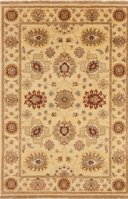 Ziegler Beige Hand Knotted 40 X 60 Area Rug 250-20054 Image 0