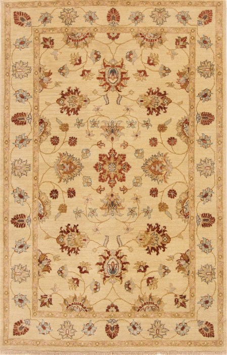 Ziegler Beige Hand Knotted 311 X 61 Area Rug 250-20058 Image 0
